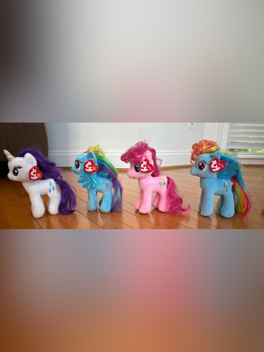 Ty Beanie Babies My Little Pony Plush Set